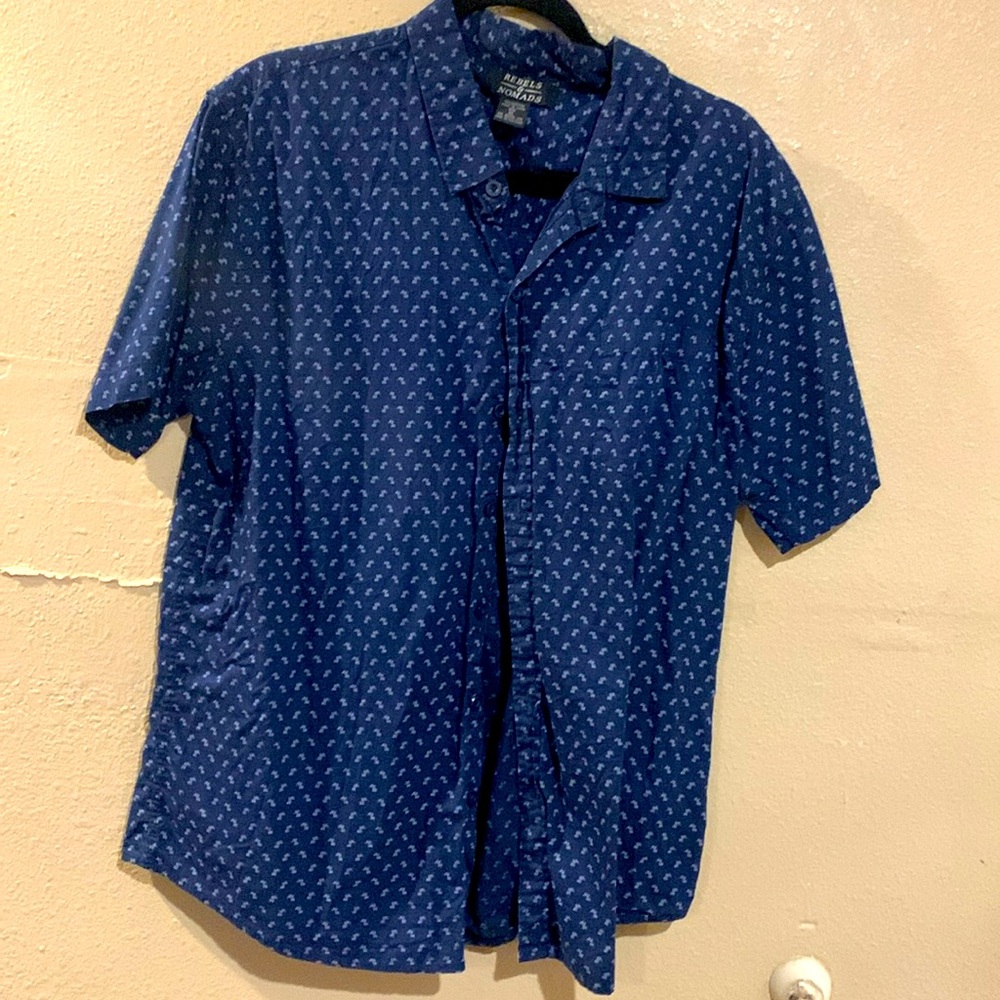Rebel and nomads men’s xl button down
